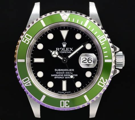 Rottura vetro zaffiro Rolex Submariner ref. 16610 lv 